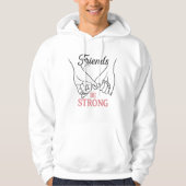 Inspirational Friendship Adult Pullover Hoodie (Voorkant)