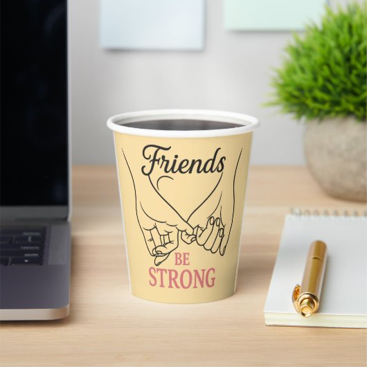 Inspirational Friendship Paper Cup Papieren Bekers (Insitu)