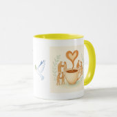 Inspirational God Quote Mug – Strength, Wisdom Mok (Voorkant rechts)