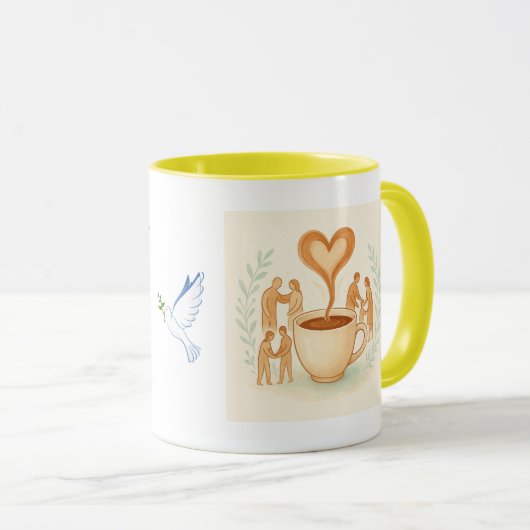 Inspirational God Quote Mug – Strength, Wisdom Mok (Voorkant rechts)