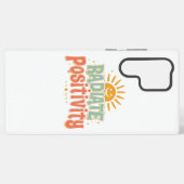 Inspirational Good Vibes and Happiness Samsung Galaxy Hoesje (Achterkant horizontaal)