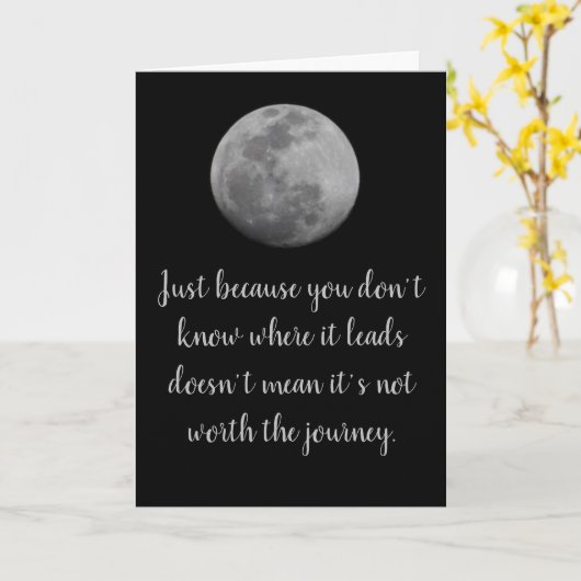 Inspirational greeting cards kaart (Gele Bloem)