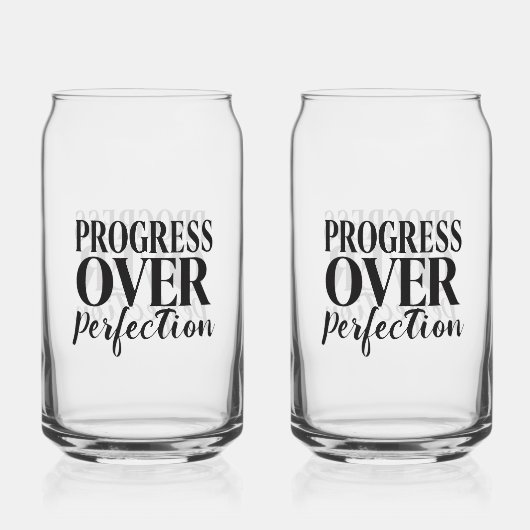 Inspirational Growth Mindset Typography Blikvorm Glas (Voorkant)