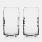 Inspirational Growth Mindset Typography Blikvorm Glas (Rechts)