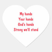 Inspirational Heart Sticker (Voorkant)