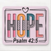 Inspirational Hope Bible Verse Muismat (Voorkant)