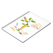 Inspirational "It's Time to Grow" Pencil Plant Notitieboek (Linkerzijde)