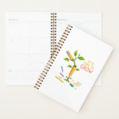 Inspirational "It's Time to Grow" Pencil Plant  Planner (Display)