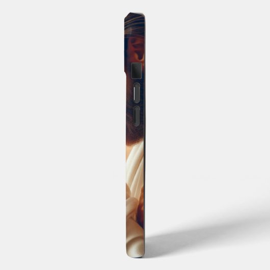 Inspirational Jesus Praying Gold Dove Scripture Case-Mate iPhone Case (Achterkant / Links)