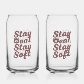 Inspirational Kindness Quote with Cozy Bear Blikvorm Glas (Voorkant)