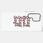 Inspirational Kindness Quote with Cozy Bear Samsung Galaxy Hoesje (Achterkant horizontaal)