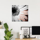 Inspirational Live Life in the Moment Poster (Thuiskantoor)