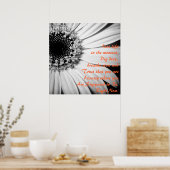 Inspirational Live Life in the Moment Poster (Keuken)