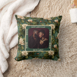 Inspirational Lovebird 5Th AnniversaryThrow Pillow Kussen