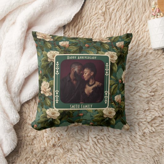 Inspirational Lovebird 5Th AnniversaryThrow Pillow Kussen (Deken)