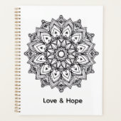 Inspirational Mandala Love & Hope: Planner (Voorkant)