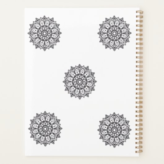 Inspirational Mandala Love & Hope: Planner (Achterkant)