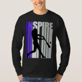 Inspirational Motivational Baseball Instructor Tea T-shirt (Voorkant)