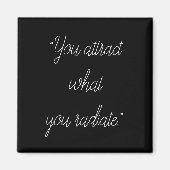 Inspirational Motivational Custom Quotes Design Magneet (Voorkant)