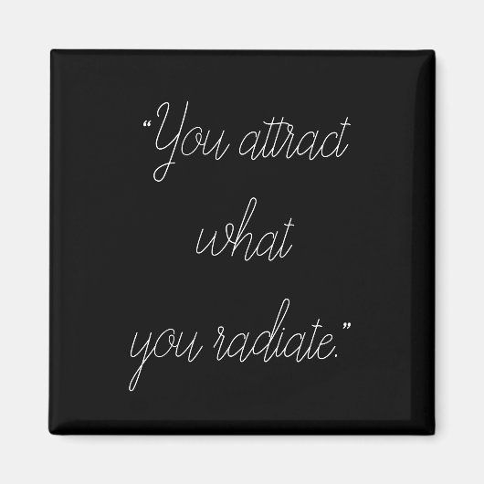 Inspirational Motivational Custom Quotes Design Magneet (Voorkant)