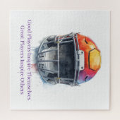 Inspirational Motivational Football Helmet Legpuzzel (Horizontaal)