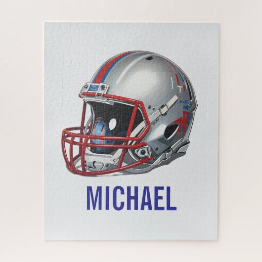 Inspirational Motivational Football Helmet Name Legpuzzel (Verticaal)