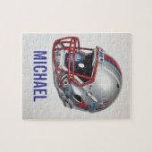 Inspirational Motivational Football Helmet Name Legpuzzel (Horizontaal)