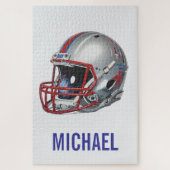 Inspirational Motivational Football Helmet Name Legpuzzel (Verticaal)