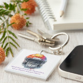 Inspirational Motivational Football Helmet Sleutelhanger (Voorkant Rechts)