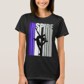 Inspirational Motivational Ice Skating Instructor  T-shirt (Voorkant)