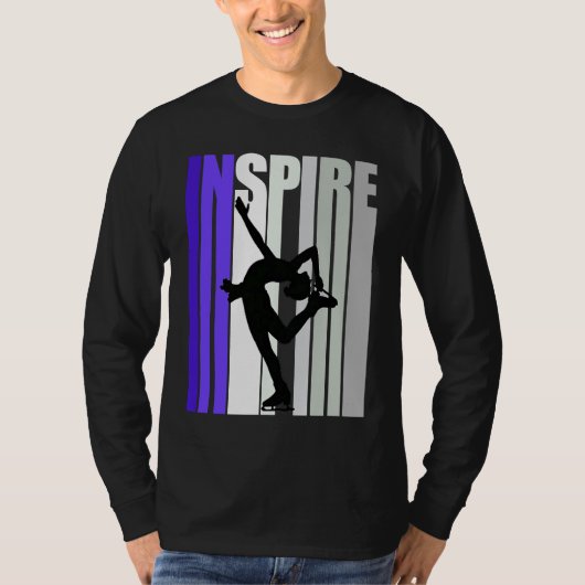 Inspirational Motivational Ice Skating Instructor T-shirt (Voorkant)
