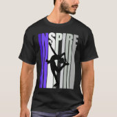 Inspirational Motivational Ice Skating Instructor  T-shirt (Voorkant)