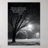 Inspirational motivational nature quote poster (Voorkant)