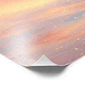 Inspirational Motivational Rumi Quote Stars Clouds Foto Afdruk (Hoek)