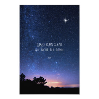 Inspirational Motivational Rumi Quote Stars Foto Afdruk