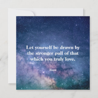 Inspirational Motivational Rumi Quote Universe