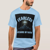 Inspirational Mountain Design Tee T-shirt (Voorkant)