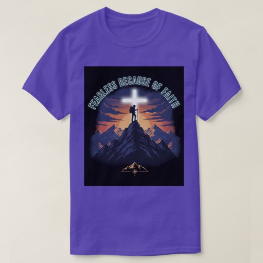 Inspirational Mountain Design Tee T-shirt (Design voorkant)