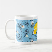 Inspirational mug design flower design koffiemok (Links)