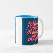 Inspirational Mug Tweekleurige Koffiemok (Voorkant rechts)