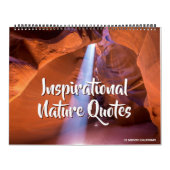 Inspirational Nature Quotes Calendar Kalender (Hoes)