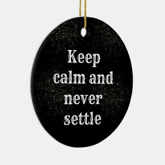 Inspirational phrase keramisch ornament (Rechts)