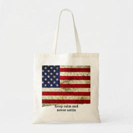 Inspirational phrase tote bag
