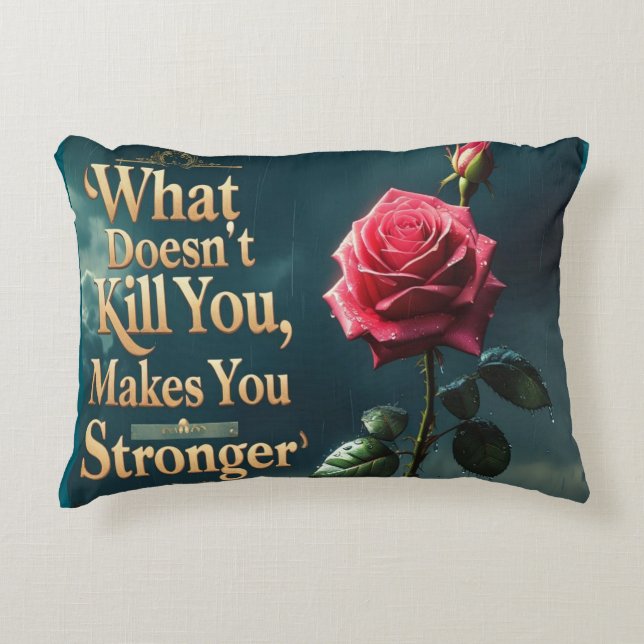 - Inspirational PillowAccent Pillow Accent Kussen (Voorkant)