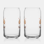 Inspirational Positive Puppy Message Blikvorm Glas (Links)