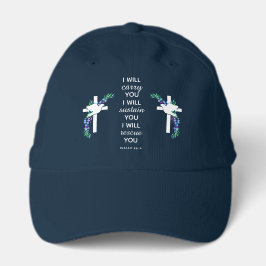 Inspirational Promise Cross and Dove Cap Trucker Pet