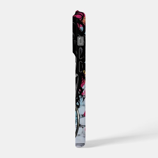 Inspirational Quote and City Woman iPhone Hoesje (Linkerkant)