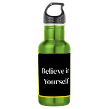 . Inspirational Quote Bottle