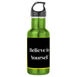 . Inspirational Quote Bottle Waterfles