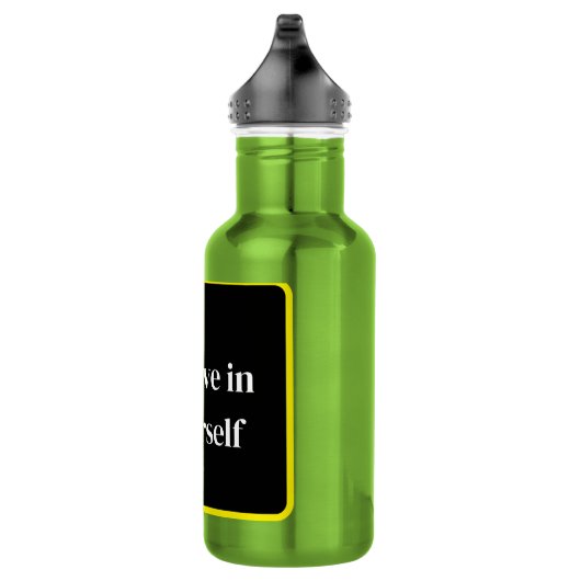. Inspirational Quote Bottle Waterfles (Rechts)
